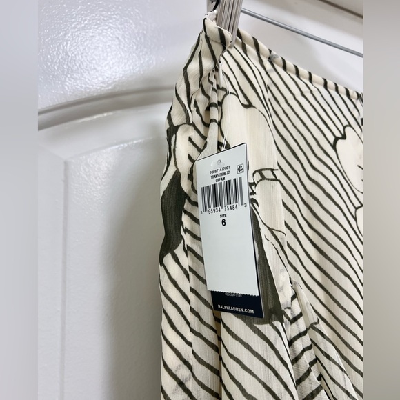 NWT Lauren Ralph Lauren Purple Label Ruffle Floral Skirt - Picture 12 of 15